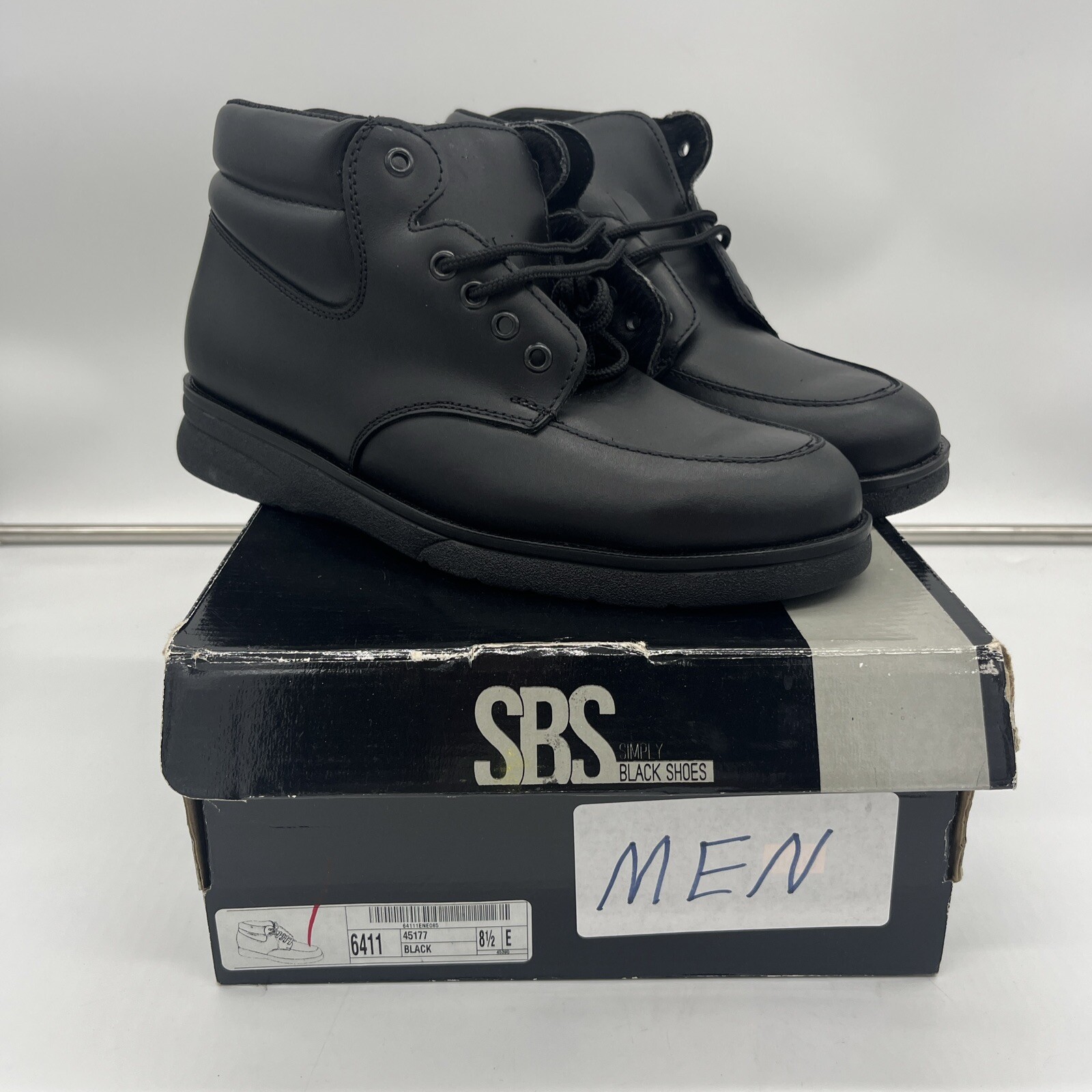 SAOLA SBS Simply Black Scarpe Uomo Scarpe Eleganti Alte Taglia 8 5 E