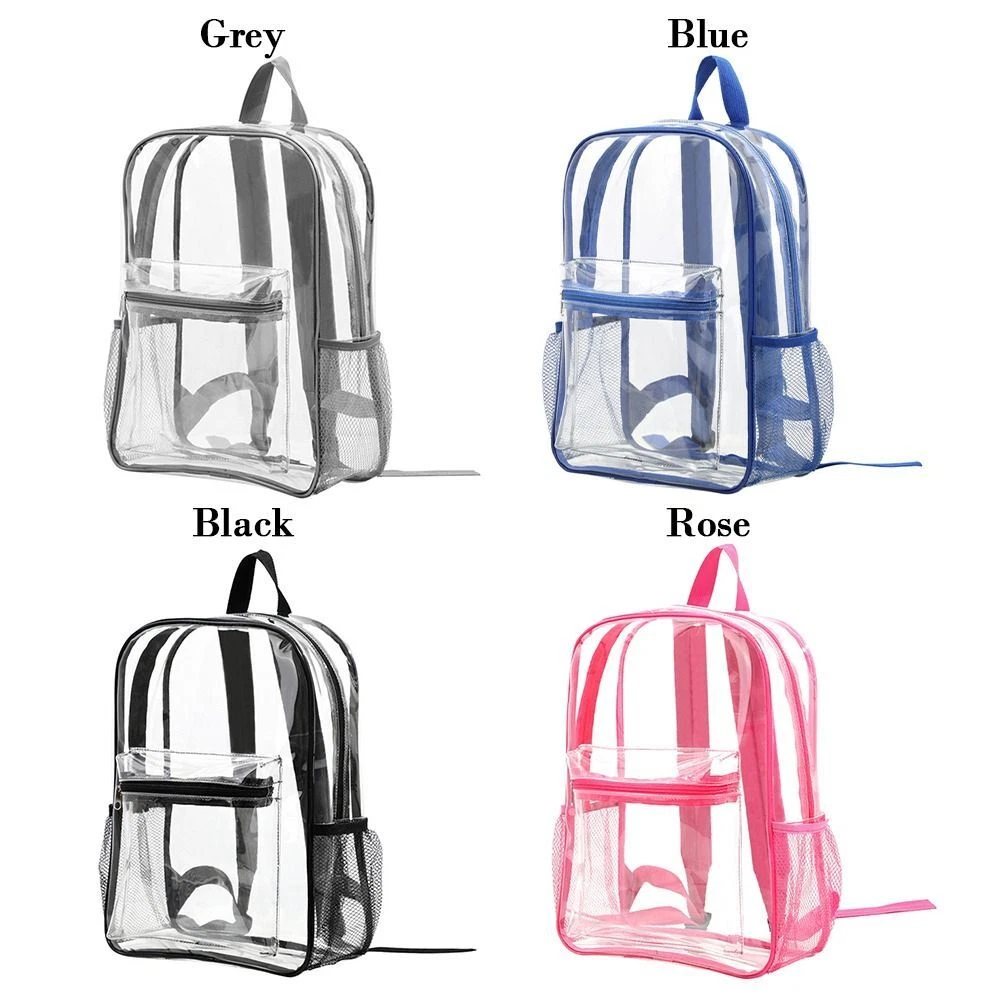 Clear backpack deals designer