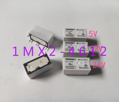 5pcs used  GOODSKY JE-105D 5VDC five-pin #F11