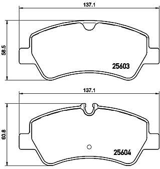 P 24 160 BREMBO Brake Pad Set, disc brake for FORD,FORD AUSTRALIA