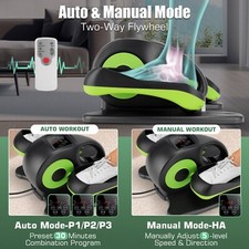 Under Desk Elliptical, Electric Ellipse Leg Exerciser with LCD Remote Control