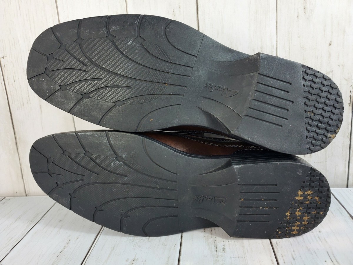 Mocassins Clarks Hagen - Marron Lisse - Taille Homme 9.5 US - Neuf En Boîte