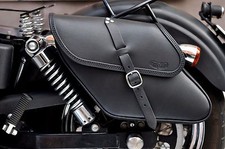 Satteltasche für Harley Davidson DYNA STREET BOB  FAT BOB ITALIAN QUALITY