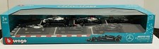 Burago AMG Petronas Formula One Team 1:43 Scale Die Cast 6 Cars Pack Set