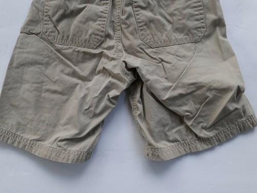 Oshkosh Boys Shorts Cargo Tan Elastic Waist Pull On Drawstring Khaki Size 5 - Picture 9 of 9