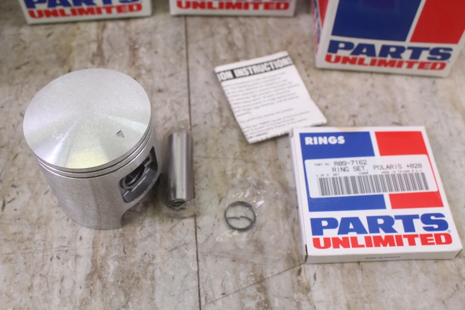 1992-1994 POLARIS XLT 600 Jarro Cilindro 2º Sobre com PISTÕES NOVOS - Imagem 2 de 4
