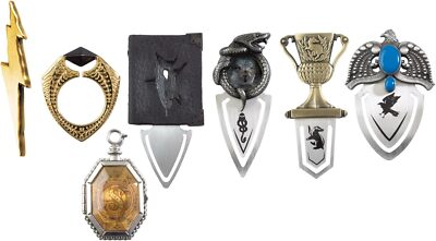 The Noble Collection Harry Potter Horkrux Lesezeichen Sammlung - 7er Set Miniatur