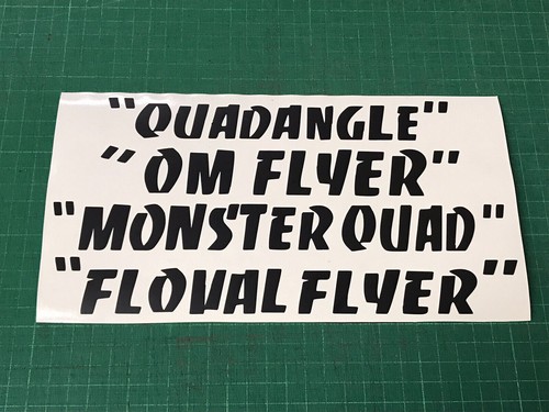 BIG RIPPER BMX DECALS Bike Stickers Cycling Frame Sizes Colours Se Landing Gear - Picture 7 of 15