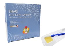 Hexa - HV-3001 5 Sodium Fluoride Varnish Bubble Gum 50/box