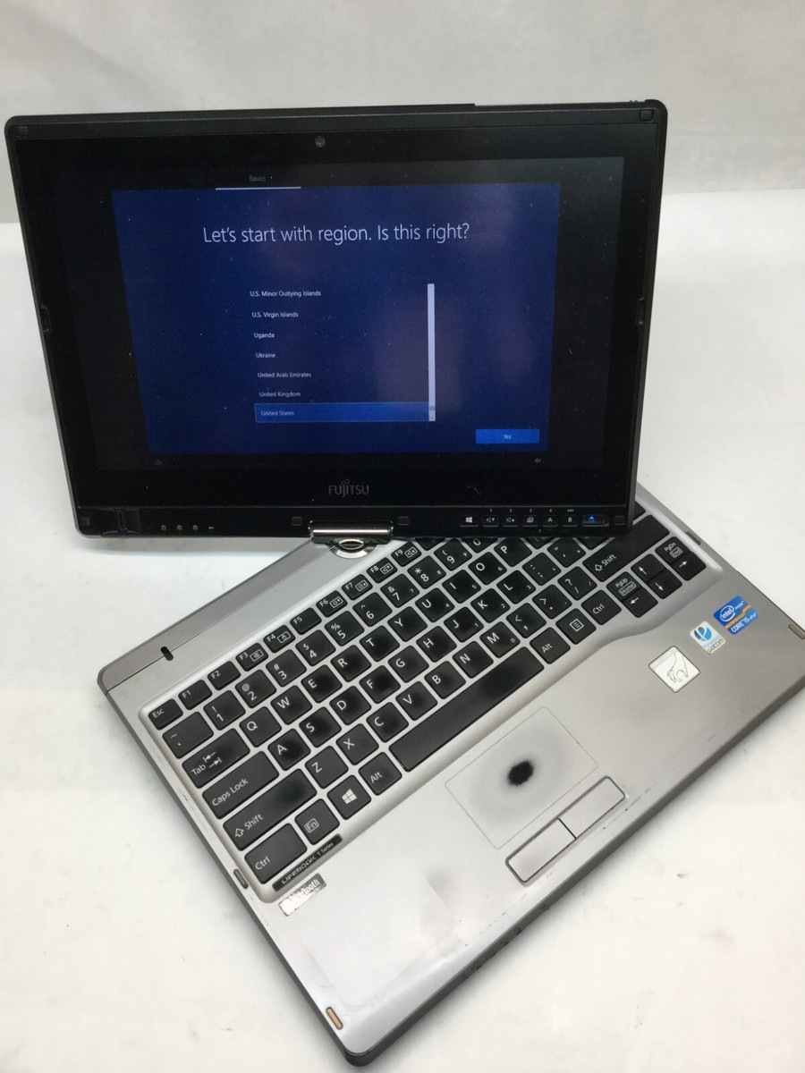 [回転]lifebook T732 / win10,i3,3GB,320GB Fujitsu Lifebook T732 12