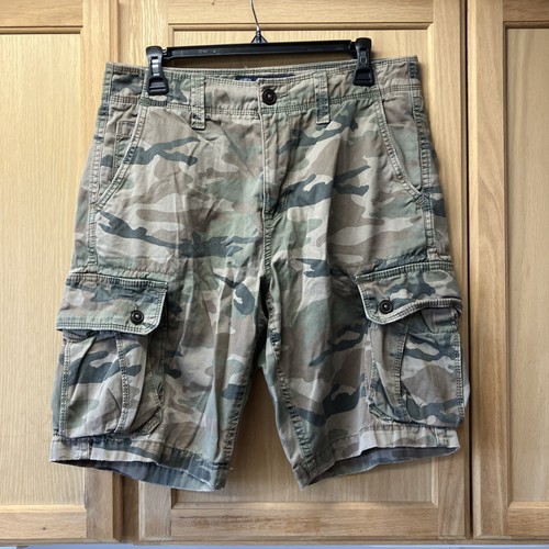 Short Cargo American Eagle Taille 28 – Camouflage, 100% Coton, Pour Garçon