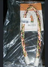 MiNG Bird Perch Stand for Parrots Canaries Parakeets Multi-Color New in Package