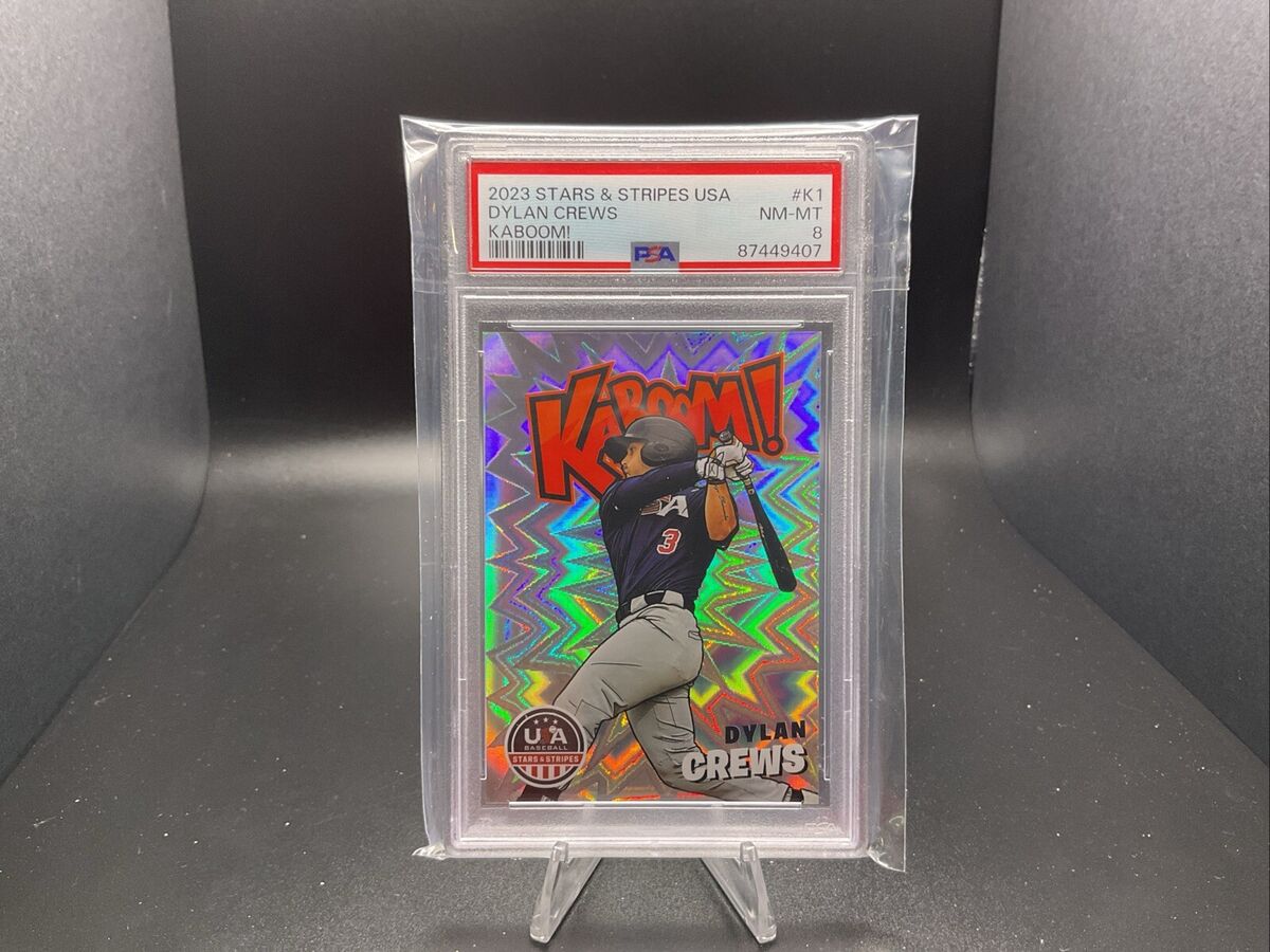 2023 USA Baseball Stars & Stripes Dylan Crews Kaboom PSA 8 2023 USA Baseball Stars & Stripes Dylan Crews Kaboom PSA 8