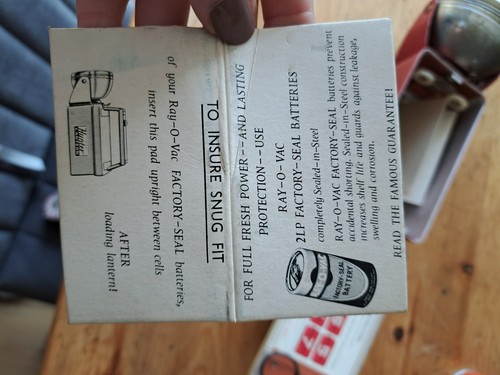 Hunter Ray O Vac Flashlight Torch with Instructions - Picture 2 of 8