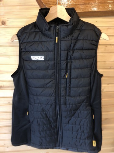 Dewalt Work Gilet Bodywarmer jacket mens Black M - Picture 1 of 5