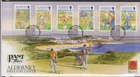 GB - ALDERNEY 2001 Past Times Golf Club/Pilla Nipon '01 SG A169-A174 FDC SPORT