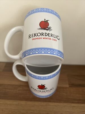Rekorderlig Premium Winter Apfelwein Keramiktasse Original X2 NEU