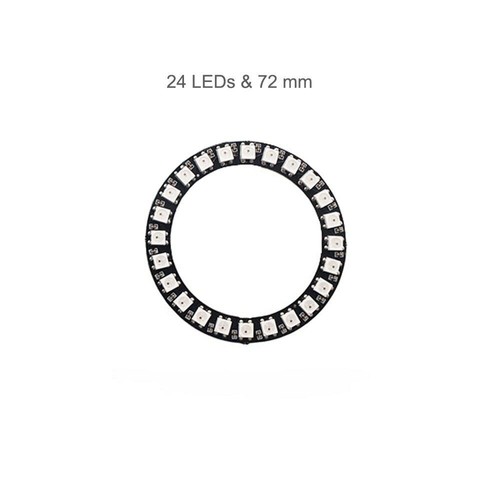 WS2812B Pixel RGB IC LED Pixel Ring licht einzeln Adressbuch WS2812 IC Modul USB - Bild 14 von 23