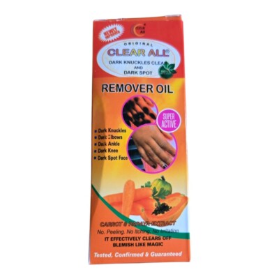 X2 Clear all dark Papaya Turmeric knuckles dark spot remover oil 2pcs No Peeling
