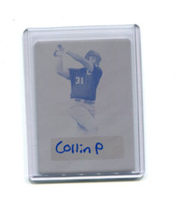 2022 Leaf Perfect Game Magenta Printing Plate Autographs Collin Priest Auto 1/1