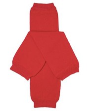 Solid Red Baby and Toddler Boy and Girl Leg Warmers