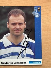 Martin Schneider MSV Duisburg autograph card original signed #39049