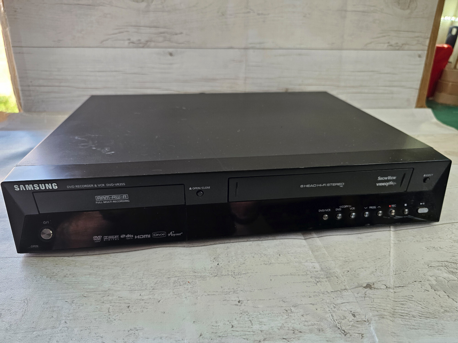 Samsung DVDVR355 DVD VHS video tape Recorder HDMI Copy VHS to DVD eBay