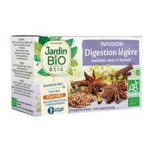 Lot de 3 Jardin Bio Infusion digestion légère badiane, anis et fenouil (28g x 3)
