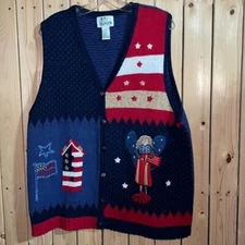 The Quacker Factory July 4th Vest 1X