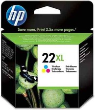 7 x Original HP 22XL Tri-Color C9352C Ink Cartridges ( Without Box ) inc VAT