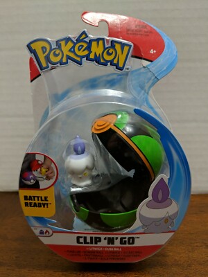 Pokemon Clip 'n' Go  BATTLE READY LITWICK  DUSK BALL WICKED COOL TOYS 2020 New