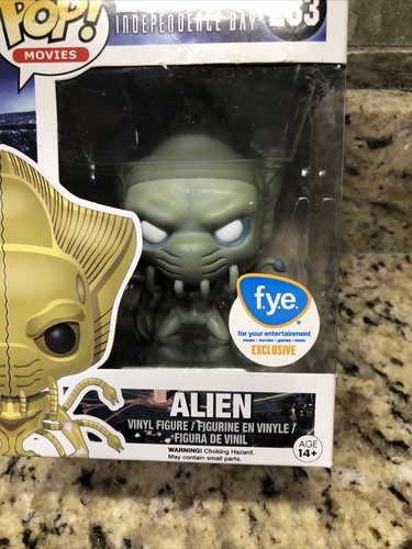 Funko POP! Películas ID4 Independence Day Alien #283 exclusivas para FYE - Imagen 8 de 8