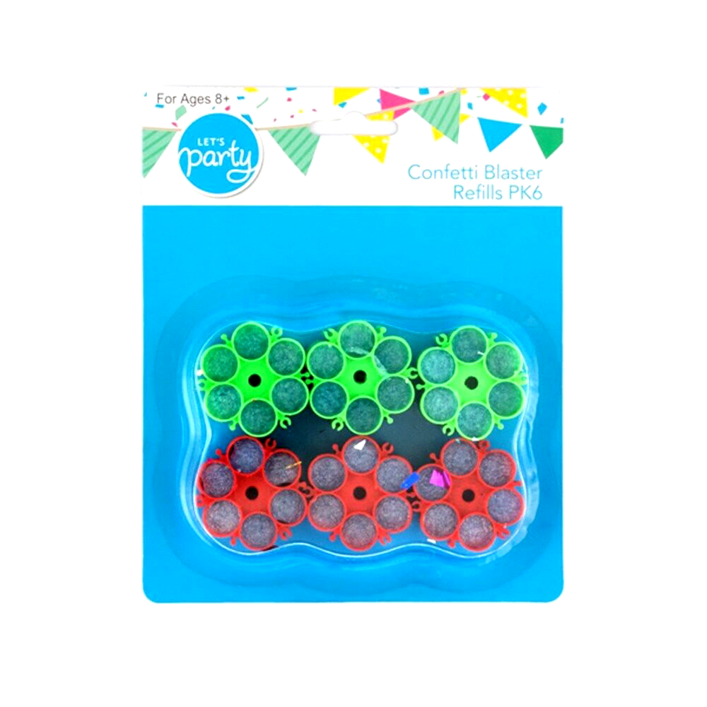 Confetti Revolver Gun Party Blaster Wedding Hens With Refills Birthday