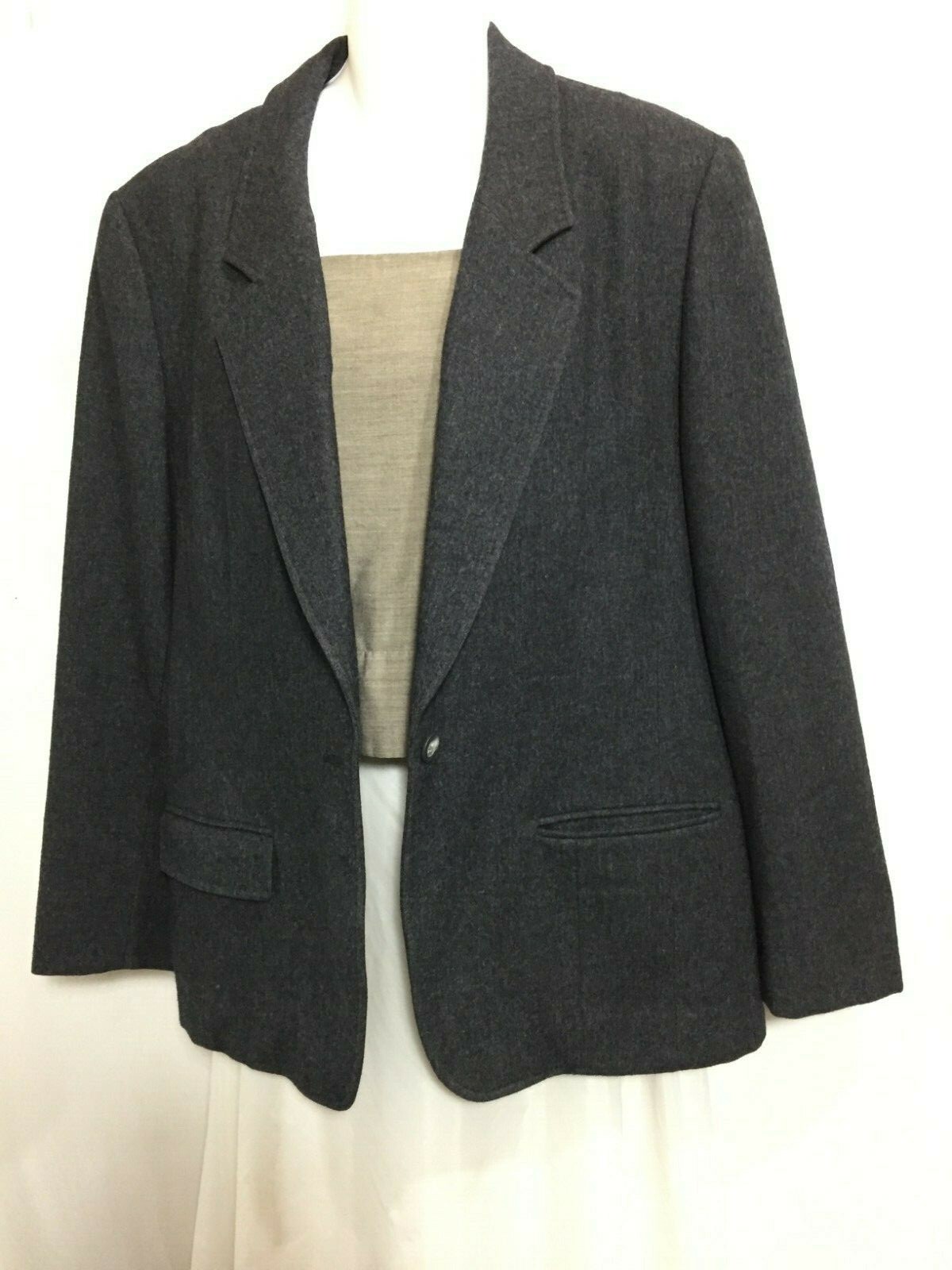 Vintage Pendleton Jacket Size 16 Classic Gray Woo… - image 10