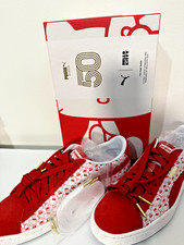 PUMA x Hello Kitty Bright Red Suede Women Size 10 with Box - Brand New  