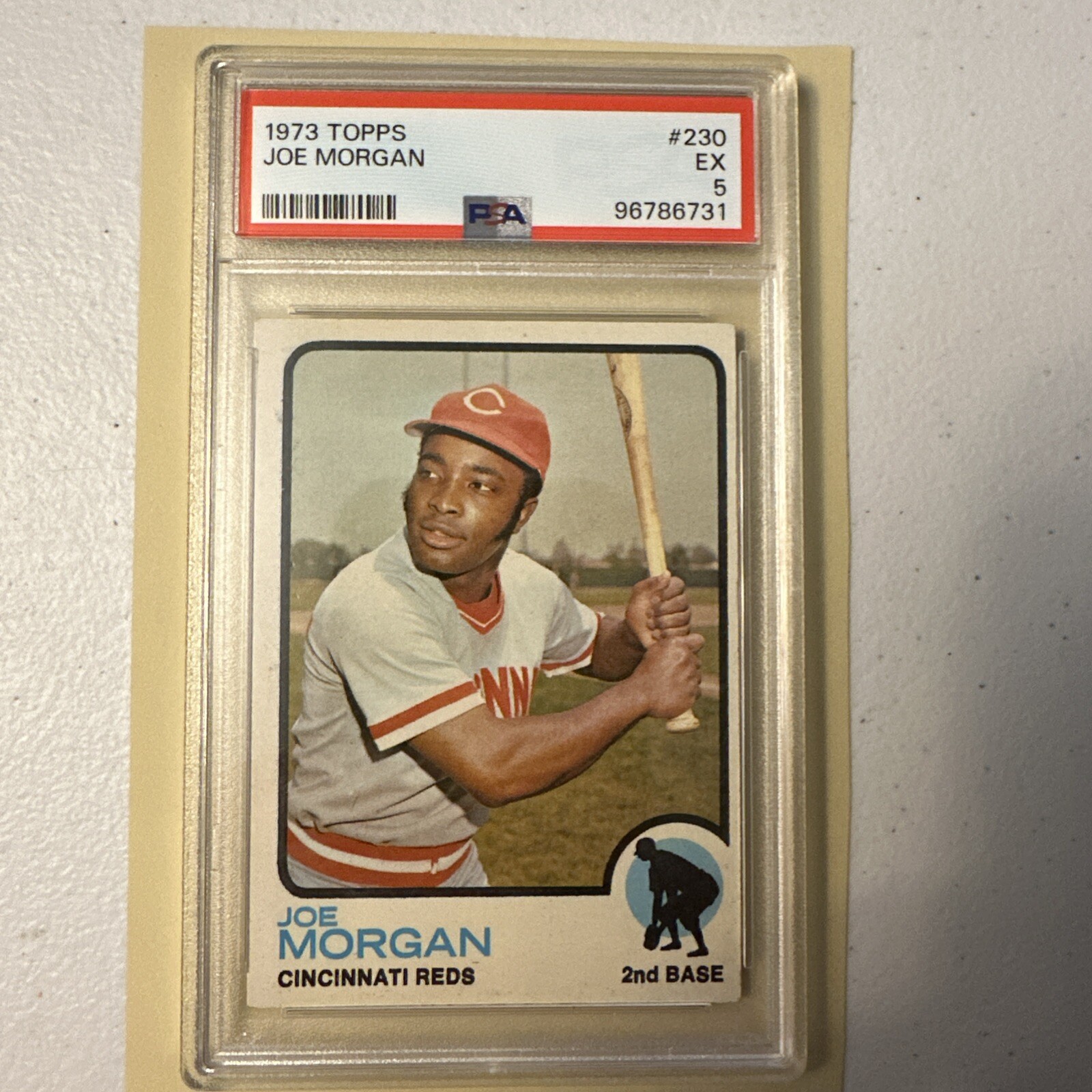 1973 Topps Baseball Joe Morgan #230 PSA 5 EX.