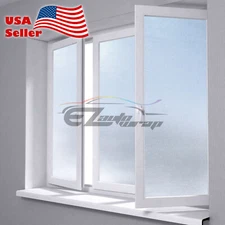 4"x8" Sample Frosted Film Glass Home Bathroom Window Security Privacy #01