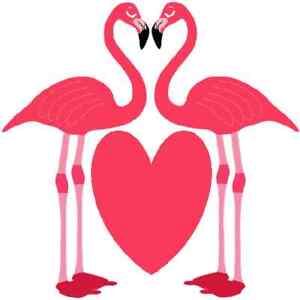 30 Custom Flamingo Art Personalized Address Labels