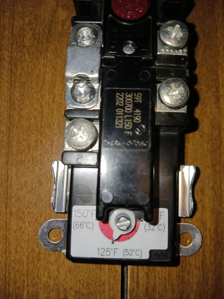 Rheem-Thermostat-Electric, Black - Image 2 of 4