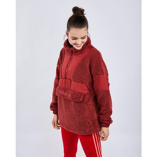 Adidas Sherpa Jacket 'Mystery Red 