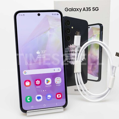 Samsung Galaxy A35 5G 128GB SM-A356E/DS Factory Unlocked 6.6 Samsung Galaxy A35 5G 128GB SM-A356E/DS Factory Unlocked 6.6