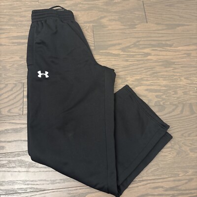 Under Armour Mens Active Pants Basketball Fleece Black Medium