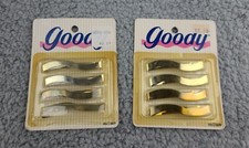 Vintage Goody Made In USA 1993 67369 Gold Plated Barrettes Brand NEW NOS