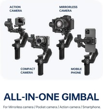 FeiyuTech SCORP MINI-2 w/AI Tracking Camera G...
