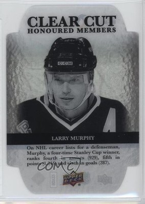 2016 Upper Deck Clear Cut Honoured Members 45/100 Larry Murphy #HOF-66 HOF u2m
