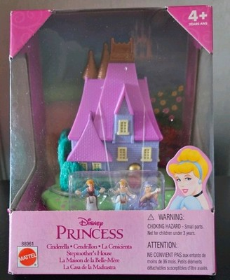 Disney Polly Pocket CINDERELLA STEPMOTHER'S HOUSE Mattel 2002 NEW SEALED BOX HTF