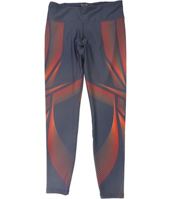 Reebok Womens Lux Bold Tapered Compression Leggings Athletic Pants, grey, S