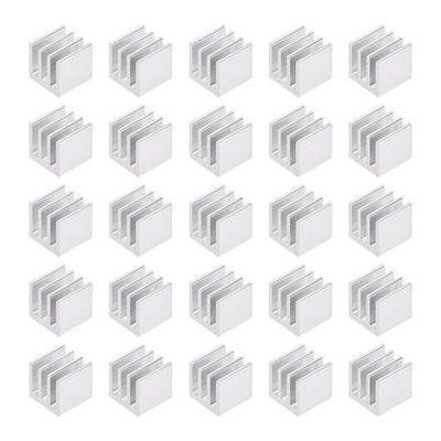 Heat Sink Carved Parallel Line MOS GPU IC Chip 10x10x10mm 25pcs