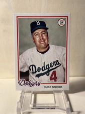 2022 Topps Archives Duke Snider #103 Dodgers