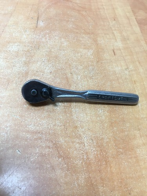 #ad #ad CRAFTSMAN USA 1 4quot; Drive Socket Ratchet V 43185 w Oil Port Patent Pending $14.99